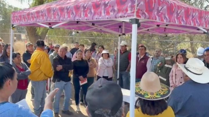 Hasta el sábado, vecinos de Palma Gorda prevén liberar bloqueo en obras del tren México-Pachuca