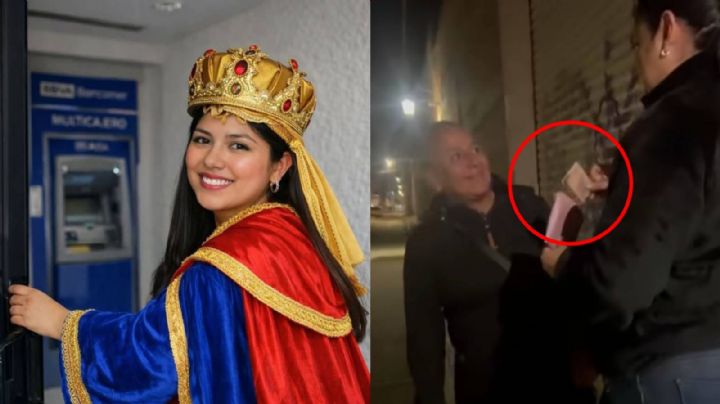 VIDEO: Presidenta municipal San Felipe regala billetes por Día de Reyes