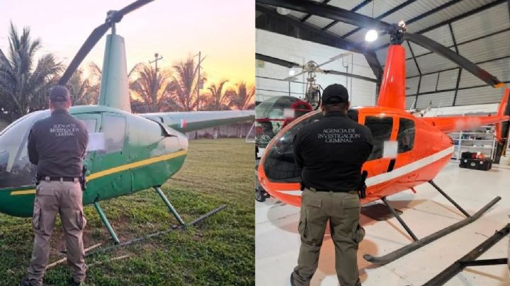 Aseguran helipuerto clandestino con aeronaves en Medellín de Bravo tras cateo; hay un detenido