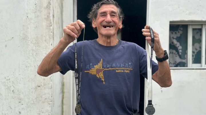Cuando correr inspira: un mecánico que compite y motiva a los 77 años