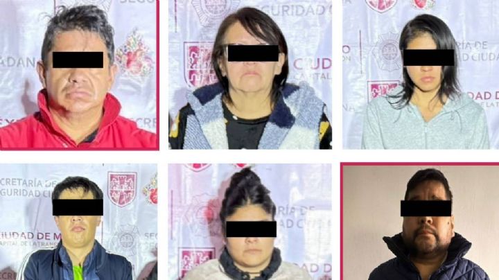 Detienen a Agustín N, alias El Escorpión, y a 5 más con cientos de dosis de droga y armas de fuego en Tláhuac e Iztacalco