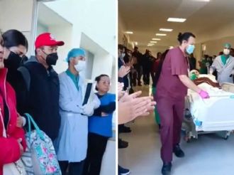 HRAEB: Despedida entre aplausos, joven de 21 años donará sus órganos y salvará varias vidas.