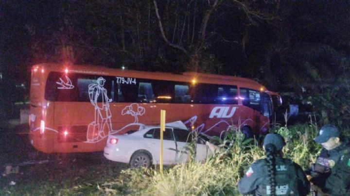 José Guadalupe y Esther, víctimas mortales en choque contra autobús AU en Tierra Blanca