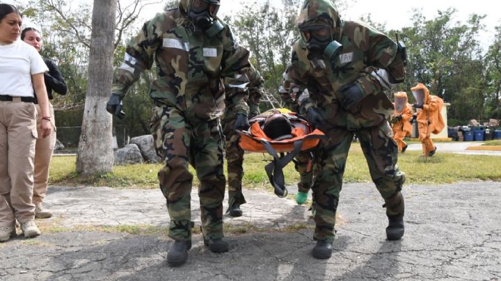 Rumbo al Mundial 2026, Marina capacita a personal en Veracruz para atender incidentes en Laguna Verde