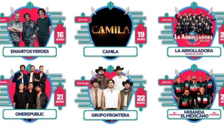 Grupo Frontera y Enanitos Verdes estarán en la Feria de las Fresas en Irapuato