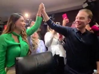 Manuel Velasco “destapa” a esposa de gobernador de SLP para gubernatura