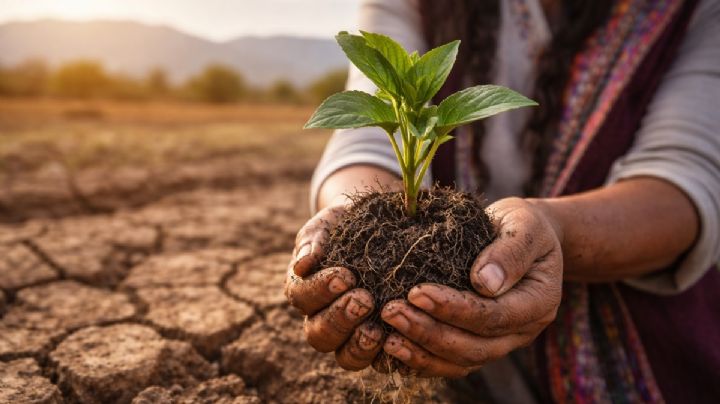 “Las plantas también son hijos”: mujer recultiva el desierto
