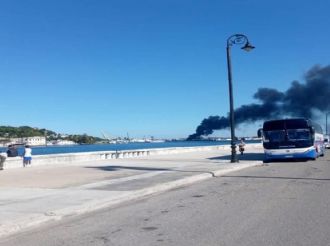Se incendia la refinería Ñico López, en La Habana