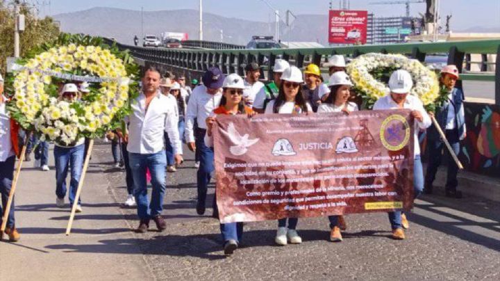 Mineros se movilizan para exigir justicia por trabajadores desaparecidos en La Concordia