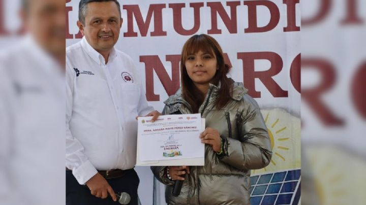 Reconocen a Adhara Maite, estudiante destacada con coeficiente de los más altos a nivel mundial