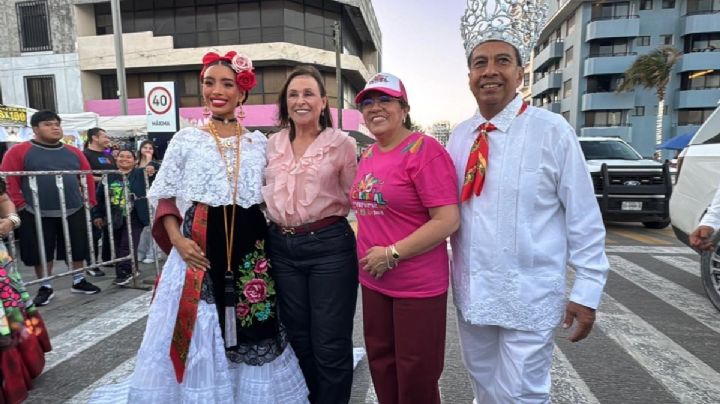 Con Rocío Nahle y Rosa María al frente, así se vivió el último desfile del Carnaval de Veracruz 2026