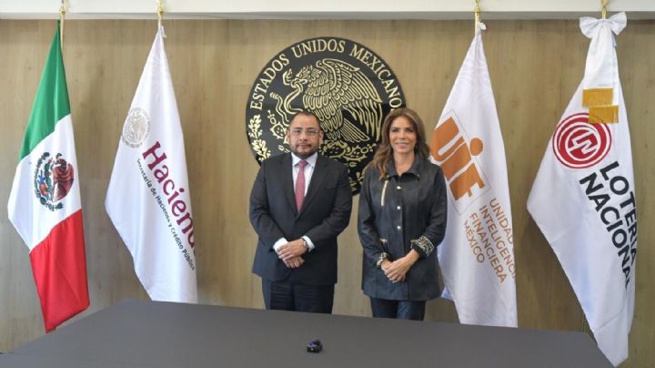 Lotería Nacional y UIF firman convenio contra lavado de dinero