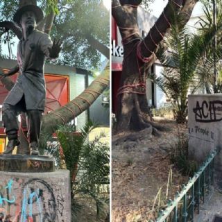 Desaparece la estatua de Tin Tan en Zona Rosa