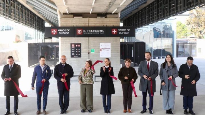 Tren Interurbano: Sheinbaum inaugura el último tramo de Santa Fe-Observatorio