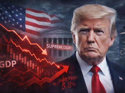 Viernes negro para Trump: golpe judicial a sus aranceles, inflación alta y PIB débil