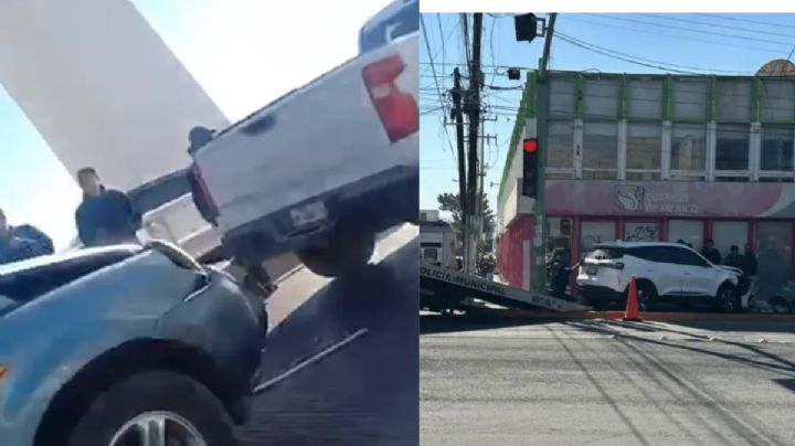 ¡Revisa tu ruta! Accidentes generan caos vial esta mañana en Pachuca