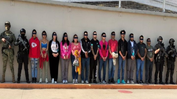 Cateos en Veracruz dejan 14 detenidos y una persona rescatada