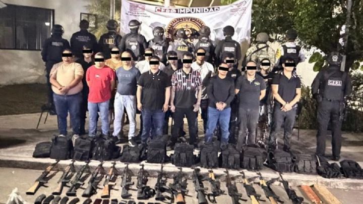 Desarticulan célula criminal en Tapachula, Chiapas; caen 15 generadores de violencia