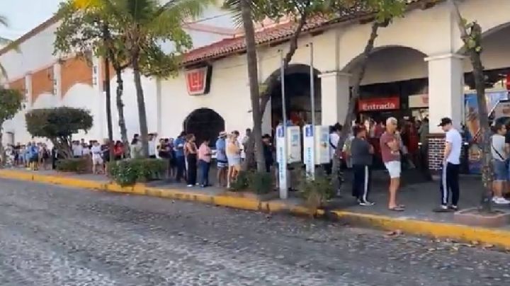 Puerto Vallarta: filas y compras de pánico en tiendas por actos violentos del CJNG