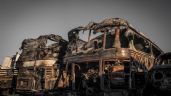 Foto ilustrativa de la nota titulada: Transportistas alistan bloqueos carreteros, tras incendio de unidades por muerte de "El Mencho"