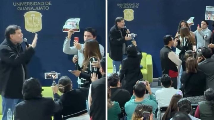 Salinas Pliego pone de ejemplo a jóvenes de la UG por poner en su lugar a Noroña | VIDEO