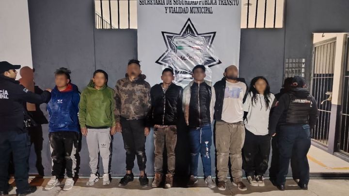 Hombre empujaba una moto robada en Cubitos, fue detenido con 6 cómplices