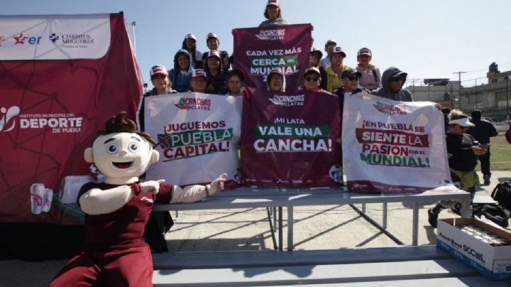 Promueven limpieza de canchas de futbol e impulsan reciclaje