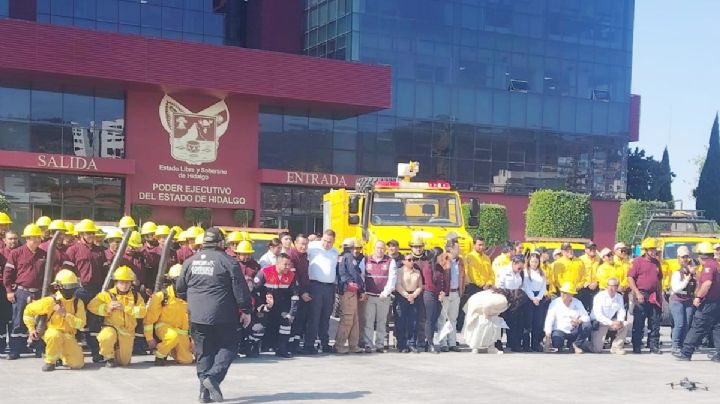 Dan banderazo a operativo para atención de incendios forestales en Hidalgo