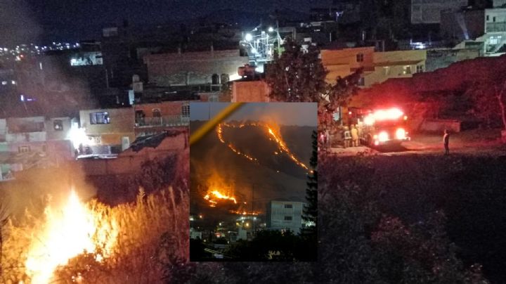 Arde otra vez el Cerro del Toro en Acámbaro