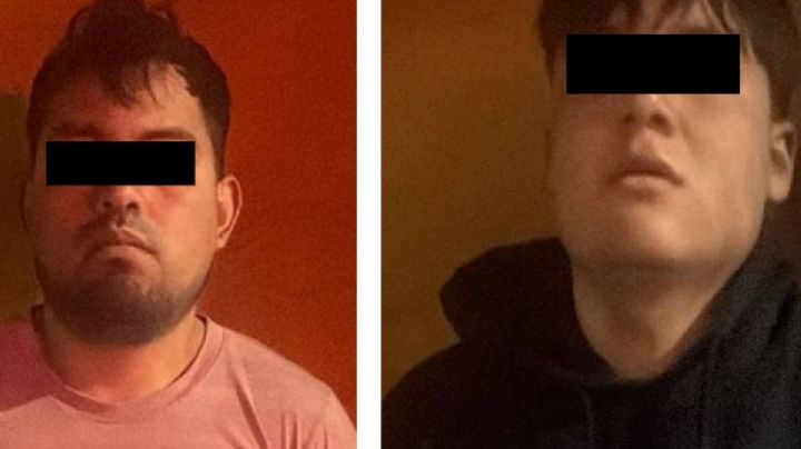 Caen Jonathan "N", alias "El Cachetes", y Edson Joel "N", integrantes de la AntiUnión Tepito