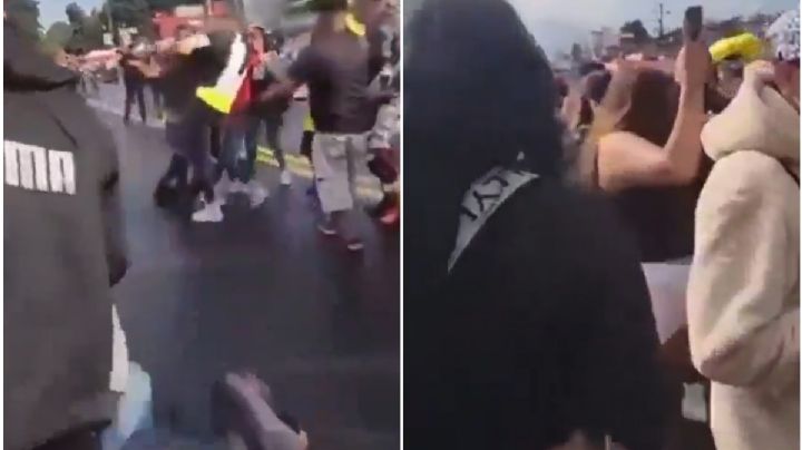 Video del pleito de motociclistas en Tres Marías, carretera México-Cuernavaca