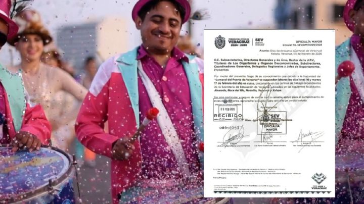 En estos municipios se suspenden clases por Carnaval de Veracruz 2026 el 16 y 17 de febrero