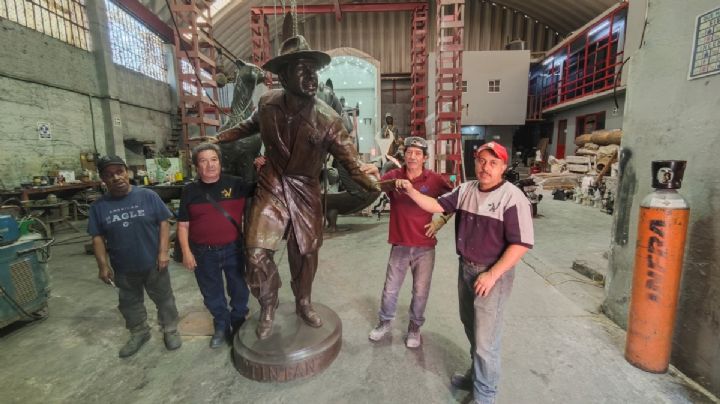 Tin Tan volverá pronto a la Zona Rosa; “El Pachucote” ya recuperó su brillo: escultor