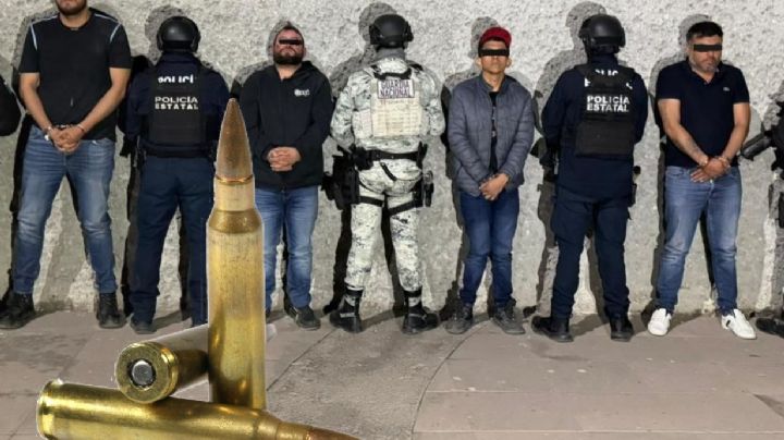 Hombres viajaban exhibiendo armas en Tula y son detenidos; así el operativo
