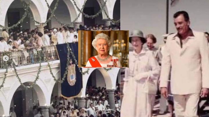 Así fue el día que la Reina Isabel II visitó el Zócalo de Veracruz, hace 51 años