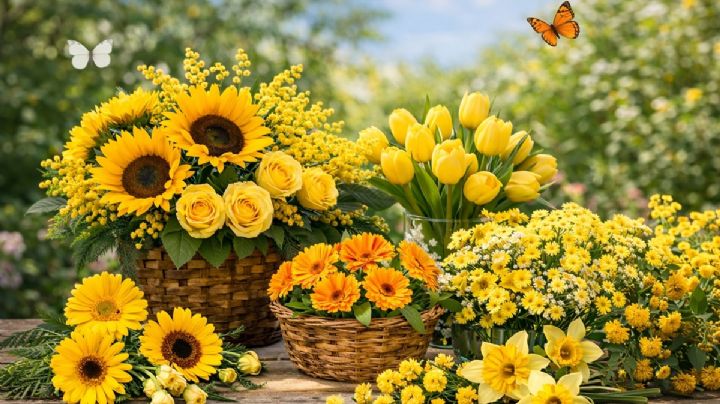 Qué flores amarillas regalar el 21 de marzo: significados y mejores opciones