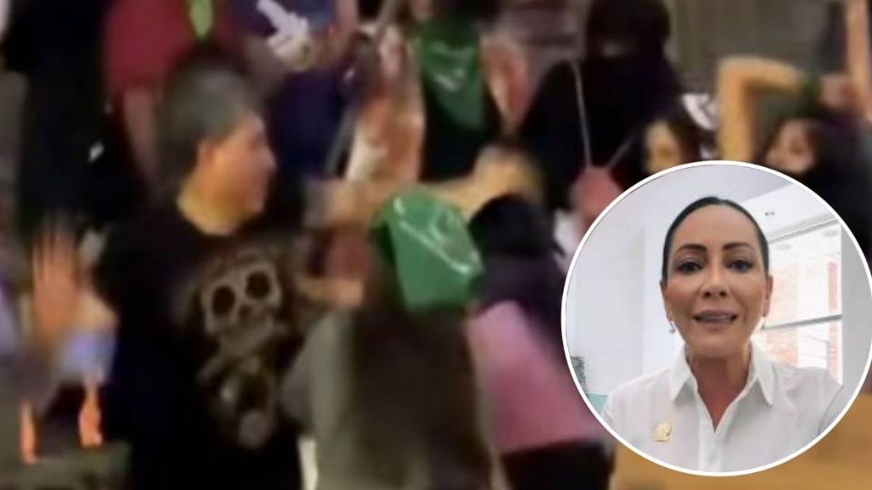 La alcaldesa de Guanajuato capital, Samantha Smith, llamó a denunciar a mujeres agredidas en la marcha del 8M.