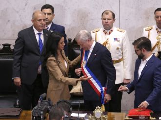 José Antonio Kast jura como presidente de Chile