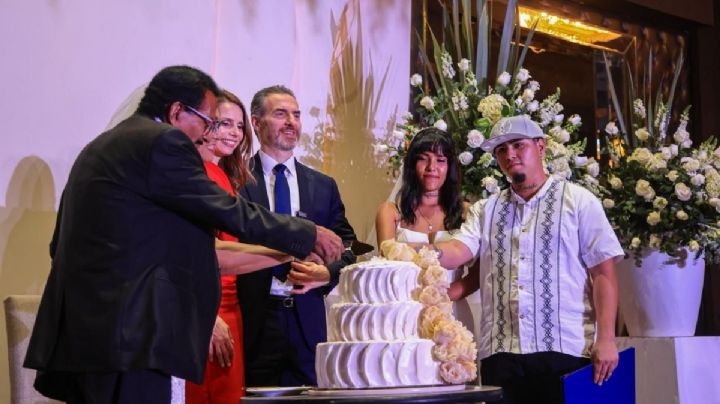 “Sí acepto”: dijeron 350 parejas en bodas colectivas del DIF Monterrey