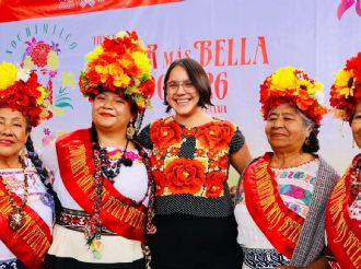 Alcaldía Xochimilco presenta fiesta de la Flor Más Bella del Ejido