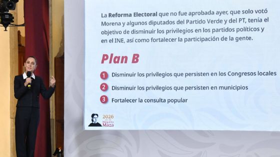 Plan B de la reforma electoral: Claudia Sheinbaum explica en qué consiste
