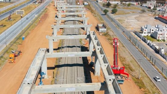 A un año del banderazo de construcción al tren México-Pachuca, Menchaca da seguimiento a avances