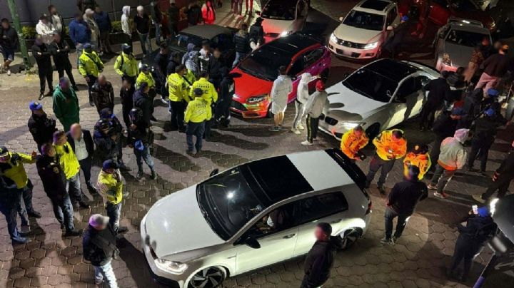 Tlalpan: Trasladan siete vehículos al corralón tras operativo contra arrancones