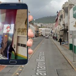 Hombre ebrio trata de golpear a abuelito en el centro de Pachuca; así acabó | VIDEO