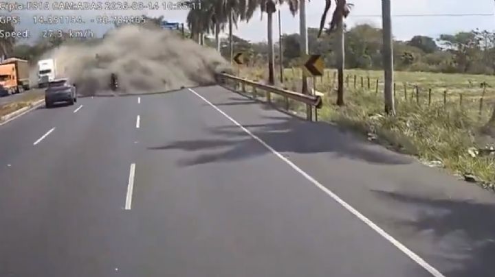 El video del impactante choque en autopista Palín-Escuintla que dejó 3 muertos
