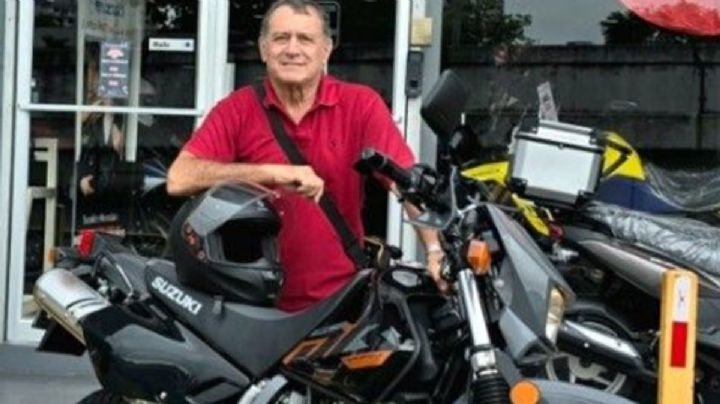 Abuelo de 77 años recorre el mundo en moto tras sobrevivir a un infarto