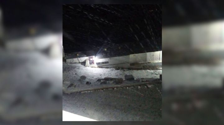 Frente frío 41: Cae cuarta nevada en cima del Cofre de Perote