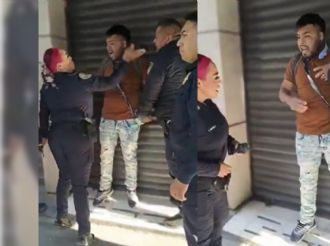 Captan forcejeos con policías en la Cuauhtémoc; SSC inicia indagatoria