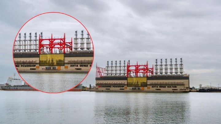 Embarcación gigante que arribó al puerto de Tuxpan es una planta eléctrica flotante; esto sabemos