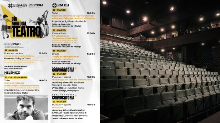 Día Mundial del Teatro en Pachuca; estos son los talleres y obras que no te puedes perder